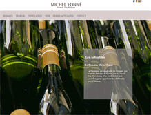 Tablet Screenshot of michelfonne.com